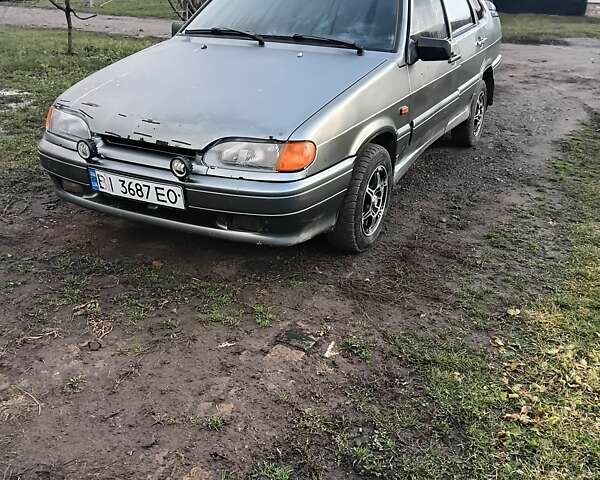 Серый ВАЗ 2115 Самара, объемом двигателя 1.6 л и пробегом 245 тыс. км за 1500 $, фото 1 на Automoto.ua
