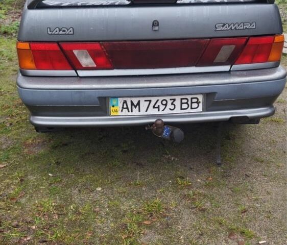 Серый ВАЗ 2115 Самара, объемом двигателя 1.6 л и пробегом 125 тыс. км за 2300 $, фото 3 на Automoto.ua