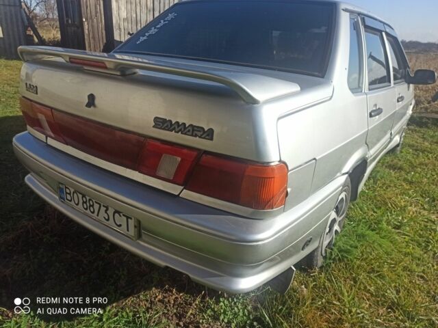 Серый ВАЗ 2115 Самара, объемом двигателя 1.6 л и пробегом 180 тыс. км за 1450 $, фото 1 на Automoto.ua