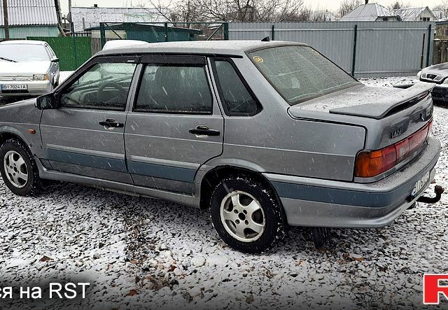 Серый ВАЗ 2115 Самара, объемом двигателя 1.6 л и пробегом 200 тыс. км за 2150 $, фото 6 на Automoto.ua