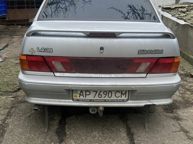 Серый ВАЗ 2115 Самара, объемом двигателя 1.6 л и пробегом 200 тыс. км за 1900 $, фото 1 на Automoto.ua