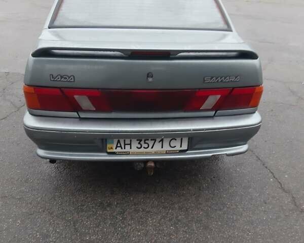 Серый ВАЗ 2115 Самара, объемом двигателя 1.6 л и пробегом 190 тыс. км за 1300 $, фото 9 на Automoto.ua