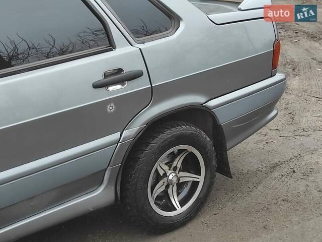 Серый ВАЗ 2115 Самара, объемом двигателя 1.6 л и пробегом 257 тыс. км за 1500 $, фото 3 на Automoto.ua