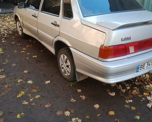 Серый ВАЗ 2115 Самара, объемом двигателя 1.6 л и пробегом 145 тыс. км за 1800 $, фото 2 на Automoto.ua