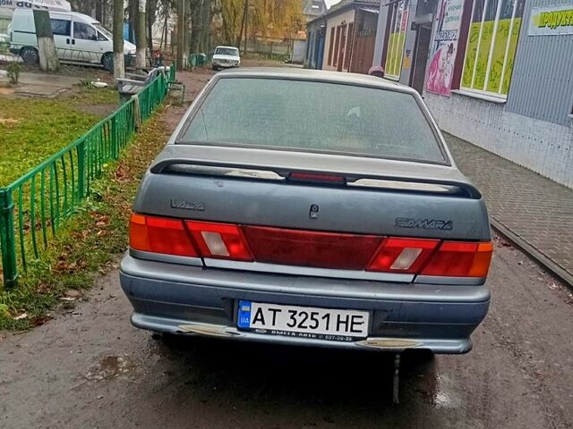 Серый ВАЗ 2115 Самара, объемом двигателя 1.6 л и пробегом 350 тыс. км за 1530 $, фото 1 на Automoto.ua