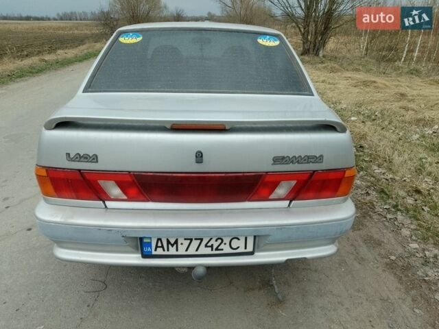 Сірий ВАЗ 2115 Самара, об'ємом двигуна 1.6 л та пробігом 170 тис. км за 1850 $, фото 4 на Automoto.ua
