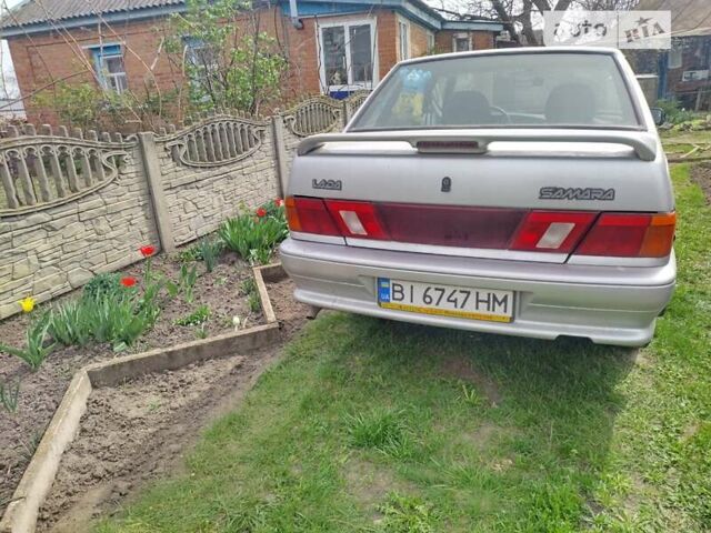 Сірий ВАЗ 2115 Самара, об'ємом двигуна 1.6 л та пробігом 97 тис. км за 2200 $, фото 1 на Automoto.ua
