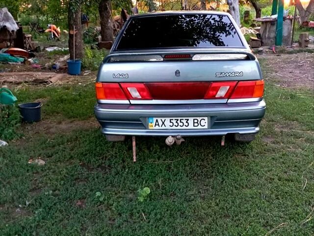 Серый ВАЗ 2115 Самара, объемом двигателя 1.6 л и пробегом 187 тыс. км за 2600 $, фото 2 на Automoto.ua