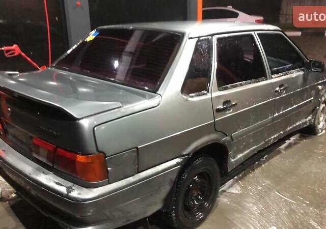 Серый ВАЗ 2115 Самара, объемом двигателя 1.6 л и пробегом 180 тыс. км за 1090 $, фото 1 на Automoto.ua