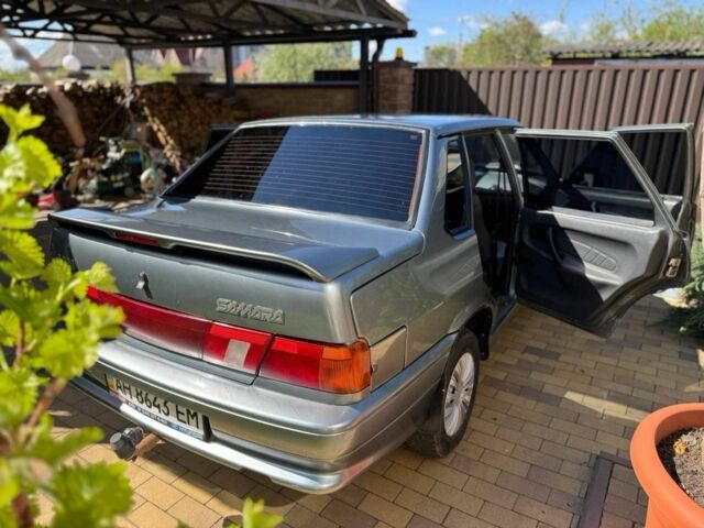 Серый ВАЗ 2115 Самара, объемом двигателя 1.6 л и пробегом 106 тыс. км за 2350 $, фото 2 на Automoto.ua