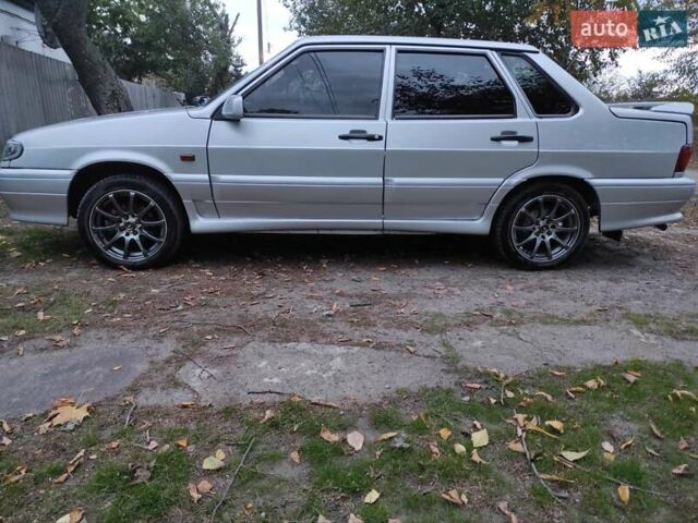 Серый ВАЗ 2115 Самара, объемом двигателя 1.6 л и пробегом 212 тыс. км за 3000 $, фото 3 на Automoto.ua