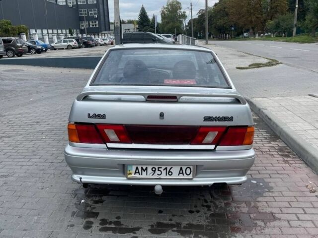 Серый ВАЗ 2115 Самара, объемом двигателя 1.6 л и пробегом 98 тыс. км за 2200 $, фото 6 на Automoto.ua