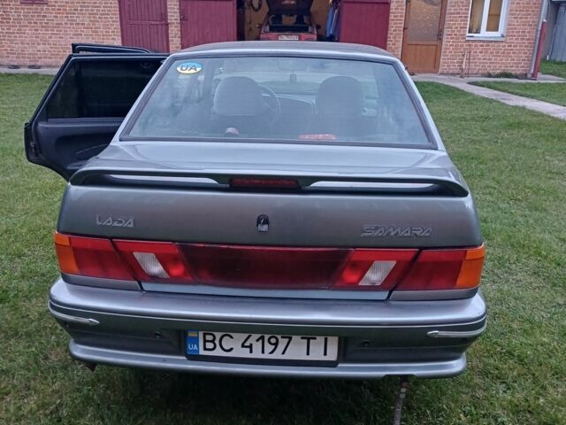 Серый ВАЗ 2115 Самара, объемом двигателя 1.6 л и пробегом 150 тыс. км за 2400 $, фото 2 на Automoto.ua