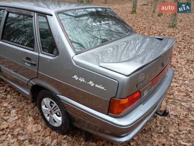Серый ВАЗ 2115 Самара, объемом двигателя 1.6 л и пробегом 110 тыс. км за 1950 $, фото 3 на Automoto.ua