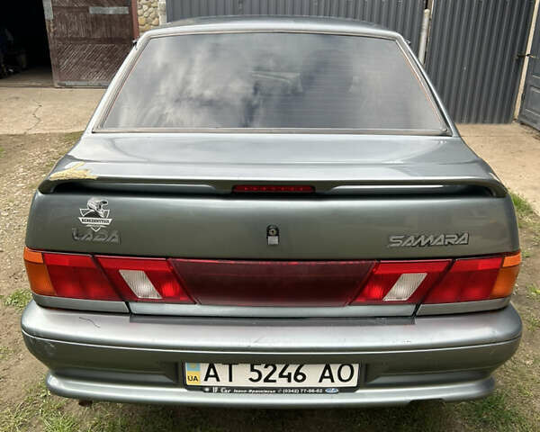 Серый ВАЗ 2115 Самара, объемом двигателя 1.6 л и пробегом 115 тыс. км за 1600 $, фото 2 на Automoto.ua