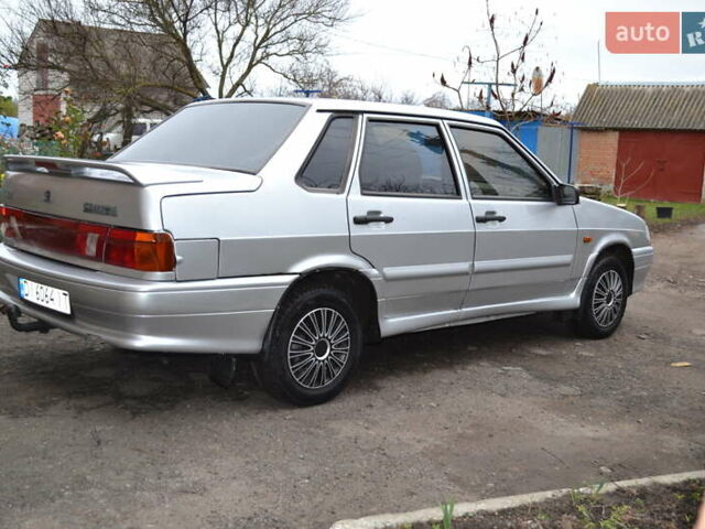 Серый ВАЗ 2115 Самара, объемом двигателя 1.6 л и пробегом 176 тыс. км за 2300 $, фото 6 на Automoto.ua