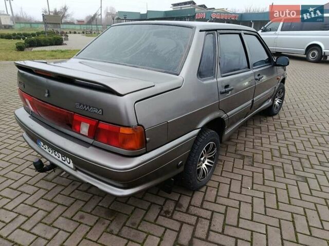 Серый ВАЗ 2115 Самара, объемом двигателя 1.6 л и пробегом 220 тыс. км за 2000 $, фото 3 на Automoto.ua