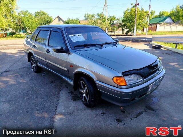 Серый ВАЗ 2115 Самара, объемом двигателя 1.6 л и пробегом 235 тыс. км за 2350 $, фото 2 на Automoto.ua