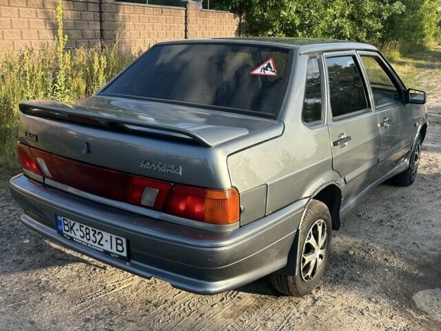 Серый ВАЗ 2115 Самара, объемом двигателя 1.6 л и пробегом 370 тыс. км за 1300 $, фото 4 на Automoto.ua