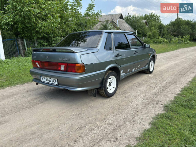 Серый ВАЗ 2115 Самара, объемом двигателя 1.6 л и пробегом 131 тыс. км за 2100 $, фото 2 на Automoto.ua
