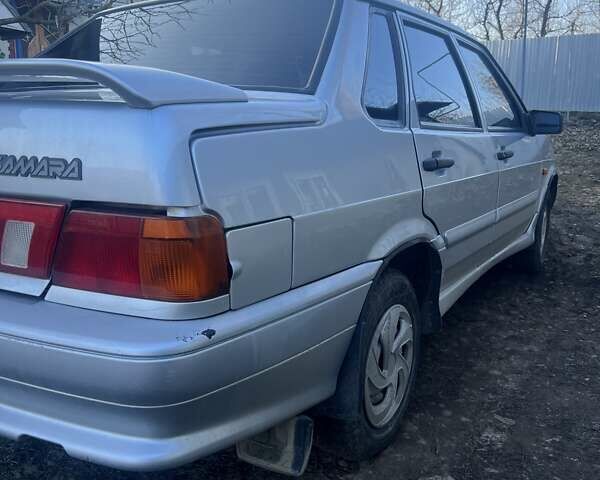 Серый ВАЗ 2115 Самара, объемом двигателя 1.6 л и пробегом 142 тыс. км за 1500 $, фото 3 на Automoto.ua