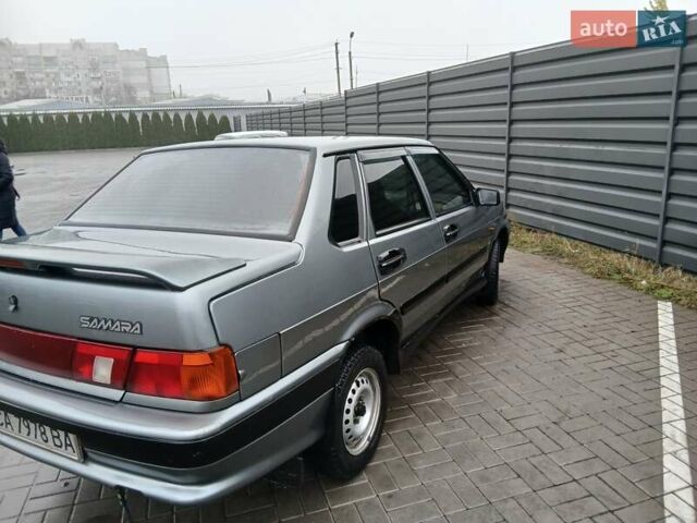 Сірий ВАЗ 2115 Самара, об'ємом двигуна 1.6 л та пробігом 134 тис. км за 2400 $, фото 2 на Automoto.ua