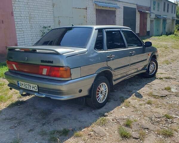 Сірий ВАЗ 2115 Самара, об'ємом двигуна 1.6 л та пробігом 205 тис. км за 2150 $, фото 3 на Automoto.ua