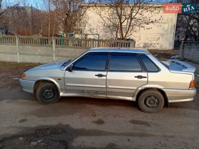 Серый ВАЗ 2115 Самара, объемом двигателя 1.6 л и пробегом 272 тыс. км за 1700 $, фото 4 на Automoto.ua