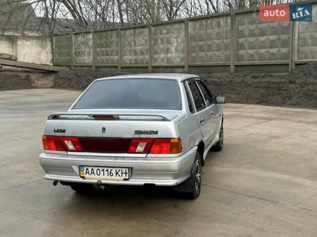Серый ВАЗ 2115 Самара, объемом двигателя 1.6 л и пробегом 110 тыс. км за 1750 $, фото 2 на Automoto.ua