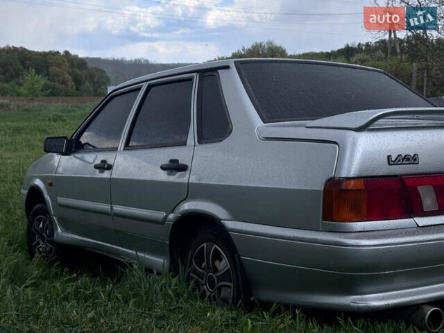 Серый ВАЗ 2115 Самара, объемом двигателя 1.6 л и пробегом 94 тыс. км за 3200 $, фото 1 на Automoto.ua