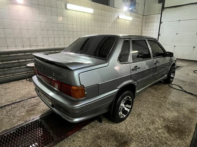 Серый ВАЗ 2115 Самара, объемом двигателя 1.6 л и пробегом 103 тыс. км за 3750 $, фото 3 на Automoto.ua