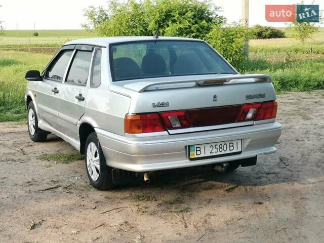 Серый ВАЗ 2115 Самара, объемом двигателя 1.6 л и пробегом 282 тыс. км за 2300 $, фото 4 на Automoto.ua