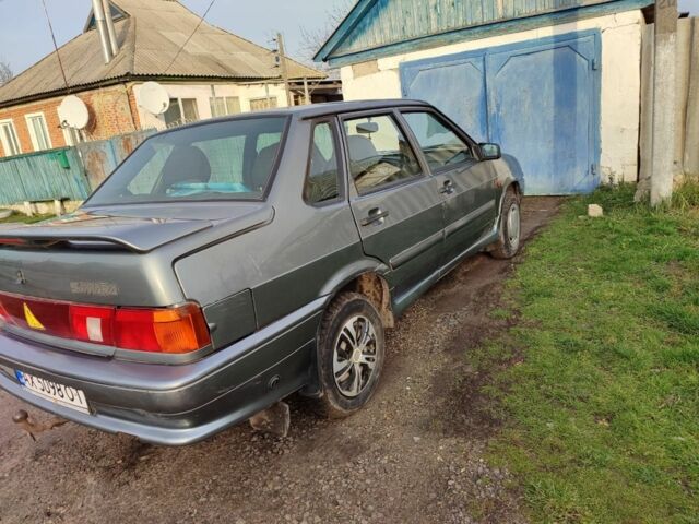 Серый ВАЗ 2115 Самара, объемом двигателя 1.6 л и пробегом 75 тыс. км за 2500 $, фото 2 на Automoto.ua