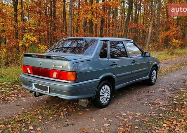 Серый ВАЗ 2115 Самара, объемом двигателя 1.6 л и пробегом 170 тыс. км за 2600 $, фото 2 на Automoto.ua