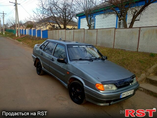 Серый ВАЗ 2115 Самара, объемом двигателя 1.6 л и пробегом 135 тыс. км за 2000 $, фото 2 на Automoto.ua