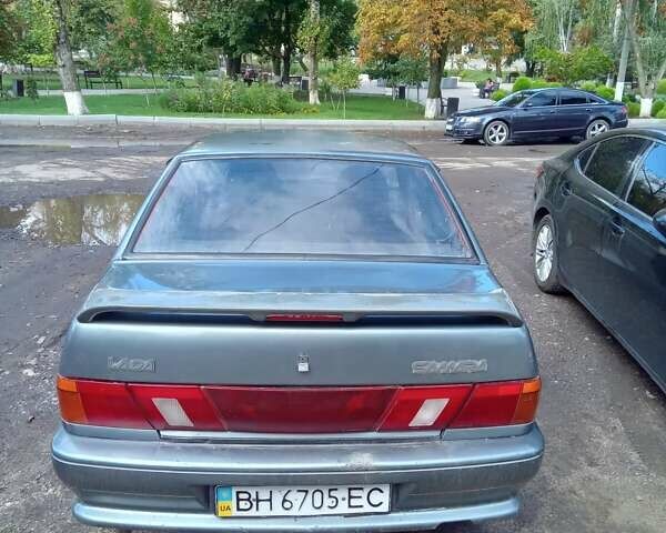Серый ВАЗ 2115 Самара, объемом двигателя 1.6 л и пробегом 100 тыс. км за 2200 $, фото 1 на Automoto.ua