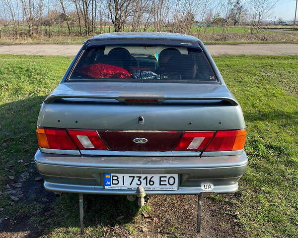 Серый ВАЗ 2115 Самара, объемом двигателя 1.5 л и пробегом 154 тыс. км за 2700 $, фото 2 на Automoto.ua