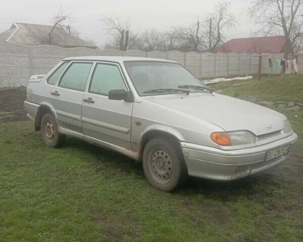 Серый ВАЗ 2115 Самара, объемом двигателя 1.6 л и пробегом 150 тыс. км за 1450 $, фото 2 на Automoto.ua