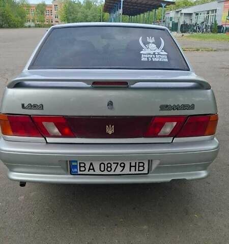 Серый ВАЗ 2115 Самара, объемом двигателя 1.6 л и пробегом 175 тыс. км за 2500 $, фото 3 на Automoto.ua
