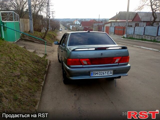 Серый ВАЗ 2115 Самара, объемом двигателя 1.6 л и пробегом 135 тыс. км за 2000 $, фото 4 на Automoto.ua