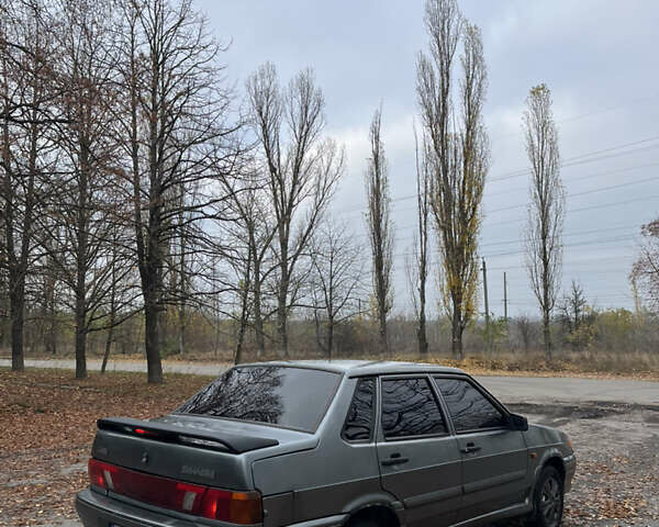 Серый ВАЗ 2115 Самара, объемом двигателя 1.6 л и пробегом 320 тыс. км за 1700 $, фото 4 на Automoto.ua