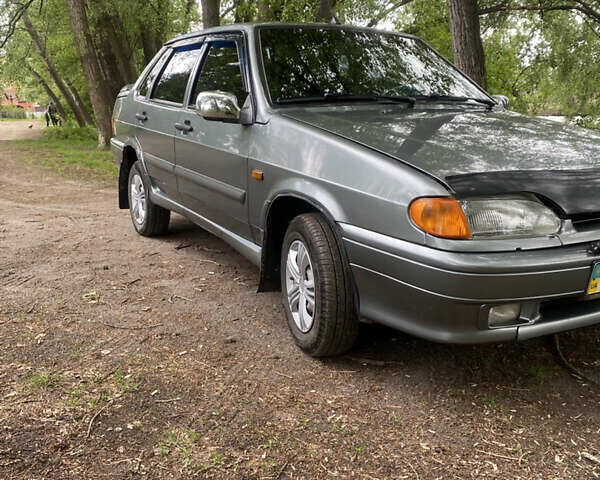 Серый ВАЗ 2115 Самара, объемом двигателя 1.6 л и пробегом 65 тыс. км за 3300 $, фото 6 на Automoto.ua