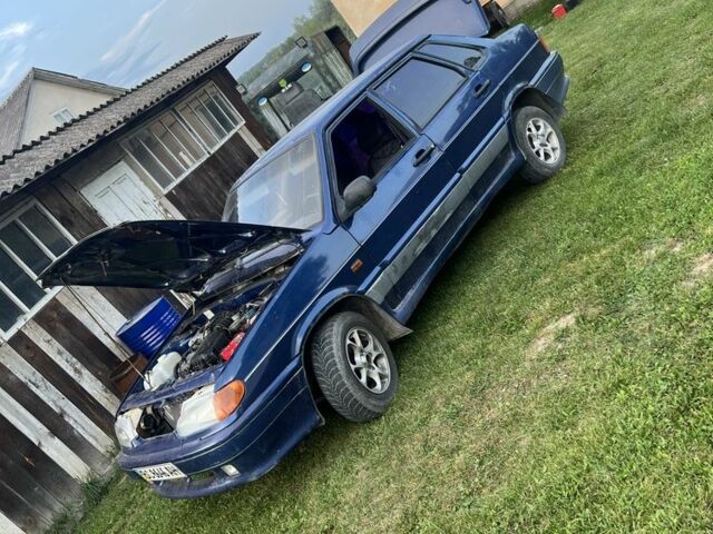 Синий ВАЗ 2115 Самара, объемом двигателя 1.5 л и пробегом 1000 тыс. км за 1000 $, фото 1 на Automoto.ua