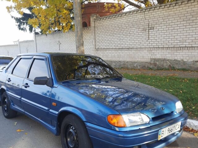 Синий ВАЗ 2115 Самара, объемом двигателя 1.5 л и пробегом 150 тыс. км за 1700 $, фото 13 на Automoto.ua