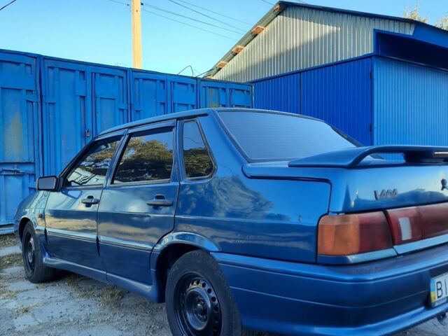 Синий ВАЗ 2115 Самара, объемом двигателя 1.5 л и пробегом 150 тыс. км за 1700 $, фото 1 на Automoto.ua