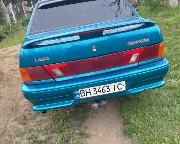 Синий ВАЗ 2115 Самара, объемом двигателя 1.5 л и пробегом 326 тыс. км за 1600 $, фото 21 на Automoto.ua