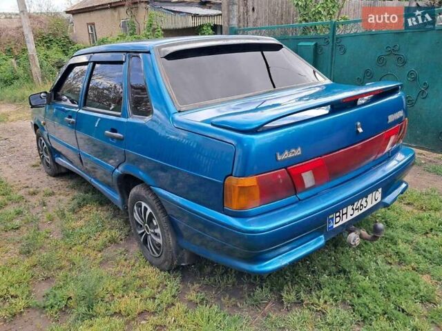 Синий ВАЗ 2115 Самара, объемом двигателя 1.5 л и пробегом 326 тыс. км за 1600 $, фото 8 на Automoto.ua