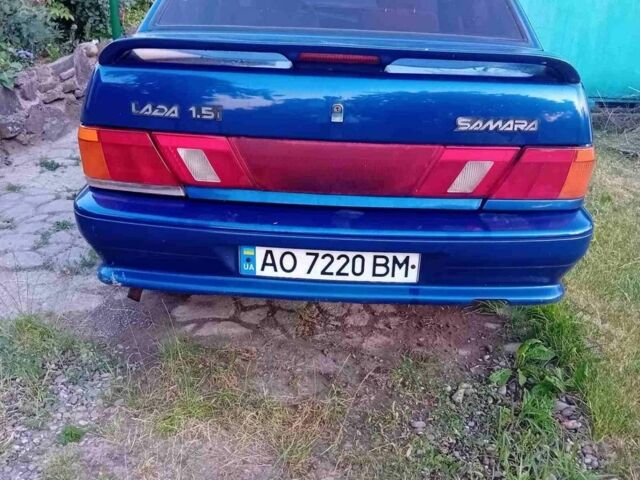 Синій ВАЗ 2115 Самара, об'ємом двигуна 1.5 л та пробігом 200 тис. км за 1150 $, фото 1 на Automoto.ua