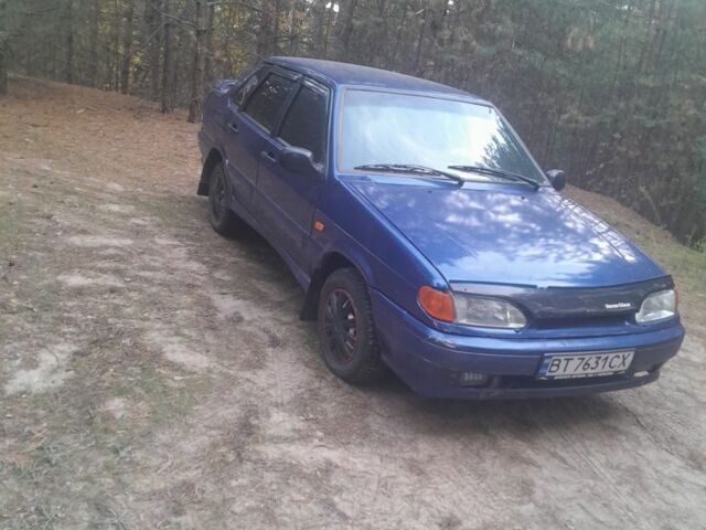 Синий ВАЗ 2115 Самара, объемом двигателя 1.5 л и пробегом 250 тыс. км за 1500 $, фото 1 на Automoto.ua