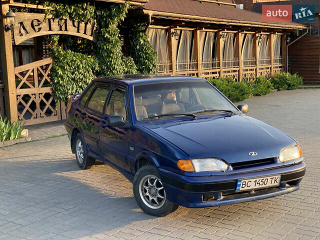 Синий ВАЗ 2115 Самара, объемом двигателя 1.5 л и пробегом 110 тыс. км за 1400 $, фото 1 на Automoto.ua
